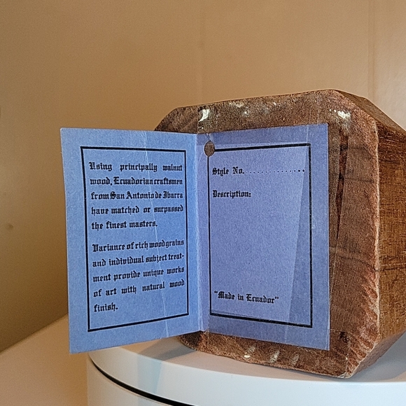 Big G Imports Vintage Handcrafted Wood Figurine - Picture 6 of 8